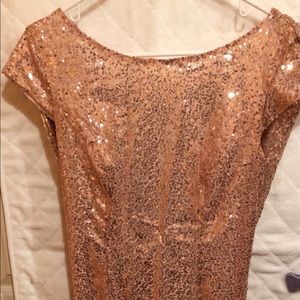 Rose Gold Sequence Dress